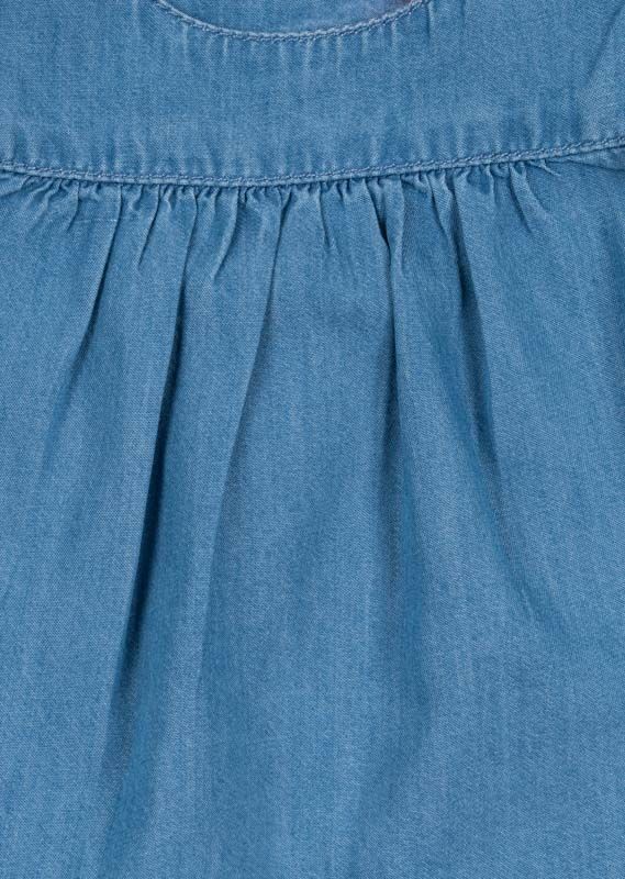 ŠATY LOSAN S LEGÍNAMI, LETNÍ, DENIM, BAVLNA Velikost: 56 - obrázek 4