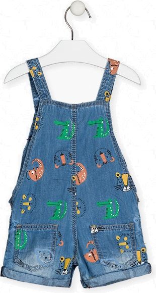 ŠORTKY LOSAN S LACLEM, SE ZVÍŘÁTKY, DENIM Velikost: 68 - obrázek 3