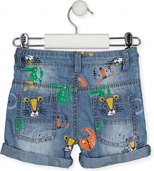 ŠORTKY LOSAN, SE ZVÍŘÁTKY, DENIM Velikost: 68 - obrázek 2