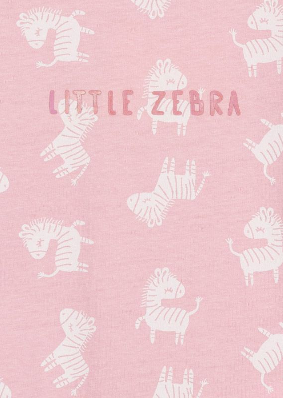 OVERAL LOSAN LETNÍ, MALÁ ZEBRA, RŮŽOVÝ Velikost: 68 - obrázek 3