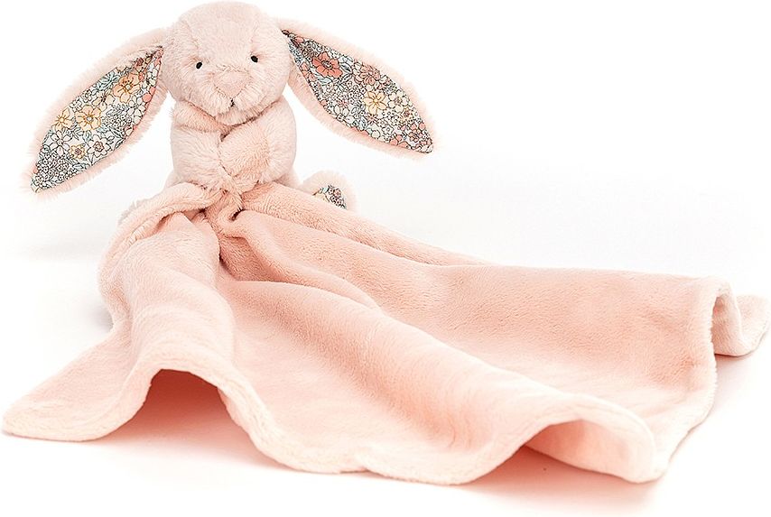 MUCHLÁČEK JELLYCAT S KRÁLÍČKEM A KYTIČKAMI, BLUSH - obrázek 1
