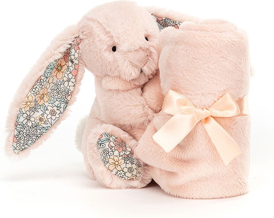MUCHLÁČEK JELLYCAT S KRÁLÍČKEM A KYTIČKAMI, BLUSH - obrázek 4