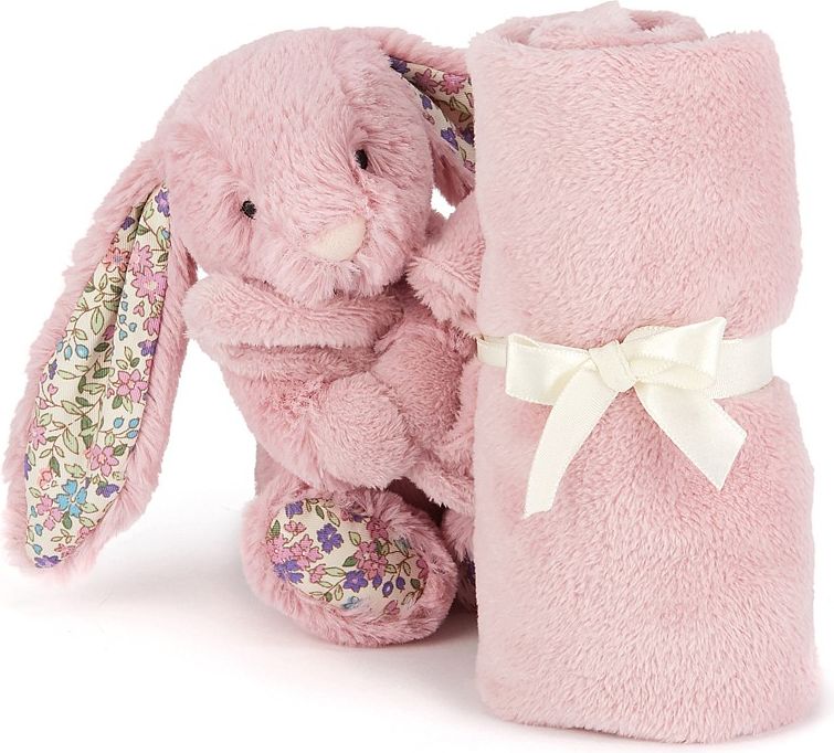 MUCHLÁČEK JELLYCAT S KRÁLÍČKEM A KYTIČKAMI, TULIP - obrázek 2