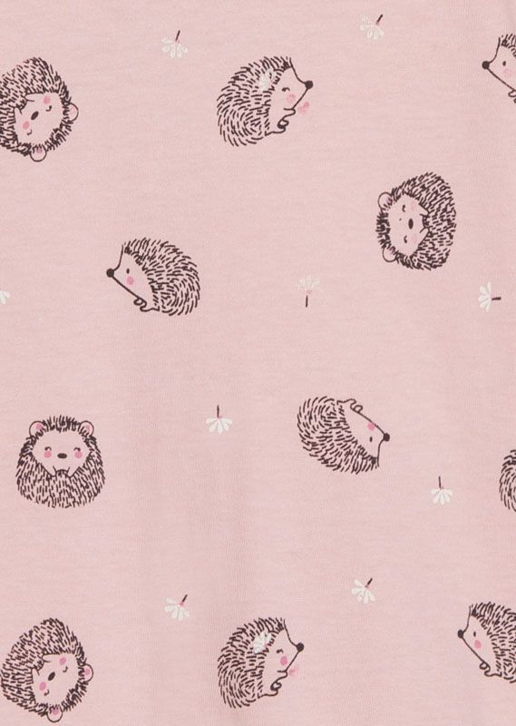 OVERAL LOSAN, S JEŽKY, LIGHT DULL PINK Velikost: 68 - obrázek 2