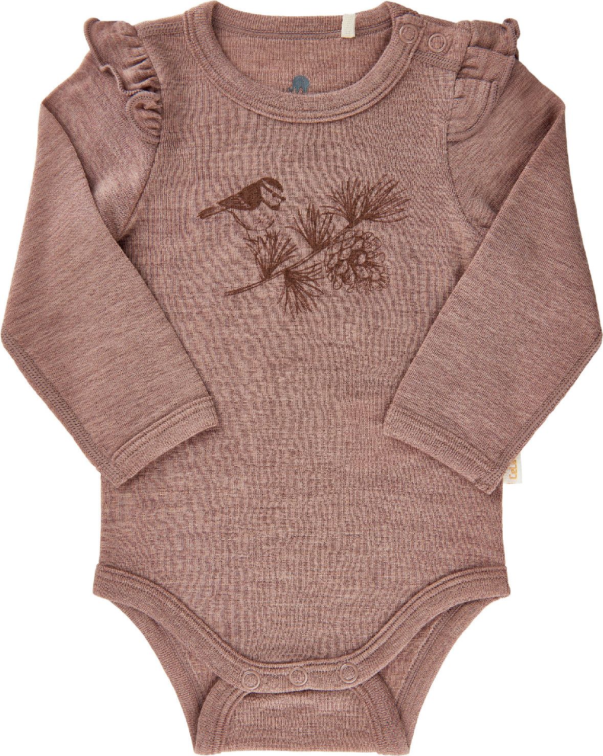 BODY CELAVI KOJENECKÉ, PTÁČEK, BURLWOOD, MERINO VLNA Velikost: 100 - obrázek 1