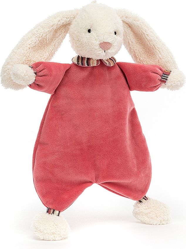 MUCHLÁČEK JELLYCAT KRÁLÍČEK, V ČERVENÉM PULOVRU - obrázek 1