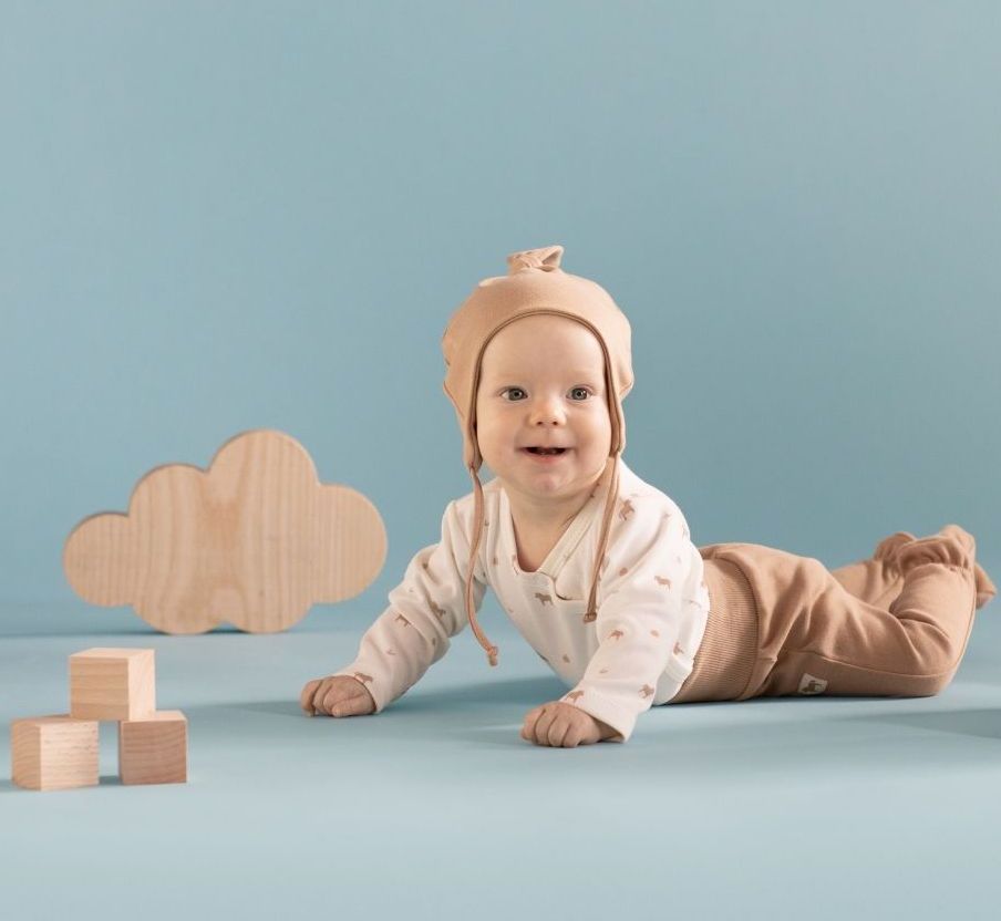 BODY PINOKIO ZAVINOVACÍ, S KONÍKY, ECRU, WOODEN PONY Velikost: 68 - obrázek 2