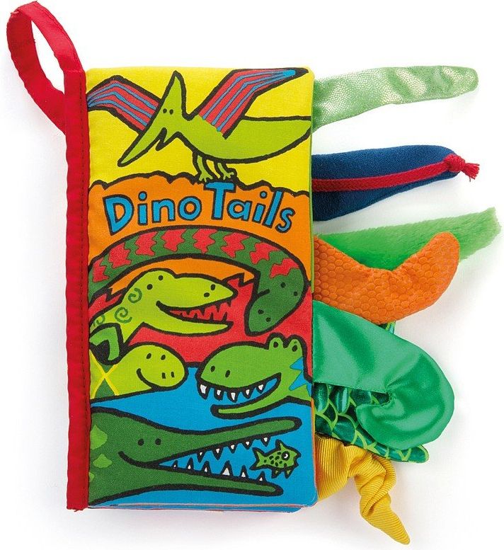 TEXTILNÍ KNÍŽKA JELLYCAT, DINOSAUŘI - obrázek 1