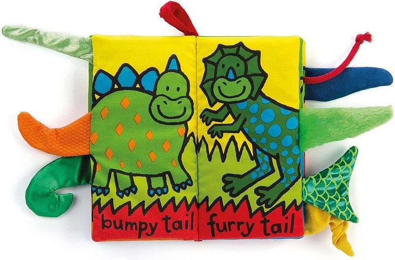 TEXTILNÍ KNÍŽKA JELLYCAT, DINOSAUŘI - obrázek 2