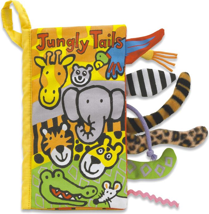 TEXTILNÍ KNÍŽKA JELLYCAT, ZVÍŘÁTKA Z DŽUNGLE - obrázek 1