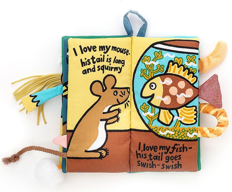 TEXTILNÍ KNÍŽKA JELLYCAT, DOMÁCÍ ZVÍŘÁTKA - obrázek 3