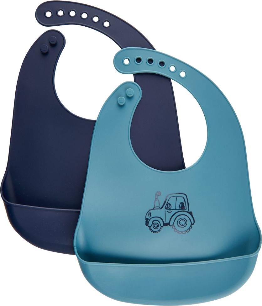 SILIKONOVÝ BRYNDÁČEK CELAVI 2 KS, SMOKE BLUE - obrázek 1
