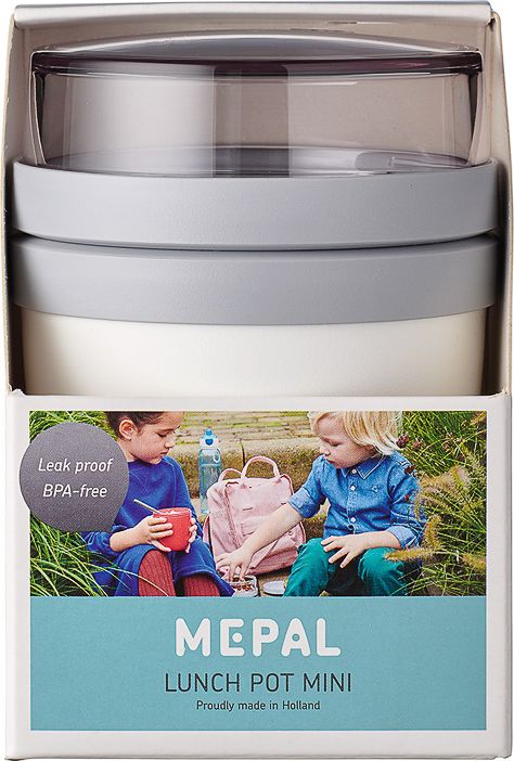 DÓZA NA JÍDLO MEPAL, ELLIPSE DĚLENÁ 300 + 120 ML, WHITE - obrázek 2