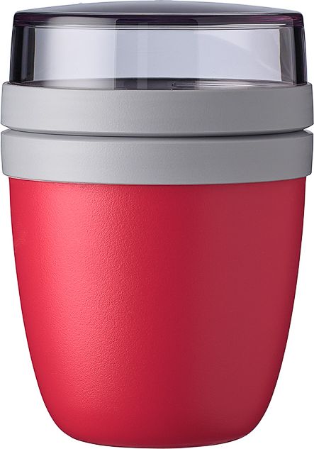 DÓZA NA JÍDLO MEPAL, ELLIPSE DĚLENÁ 300 + 120 ML, NORDIC RED - obrázek 1
