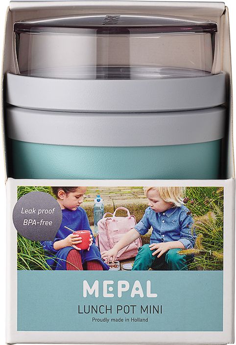 DÓZA NA JÍDLO MEPAL, ELLIPSE DĚLENÁ 300 + 120 ML, NORDIC GREEN - obrázek 2