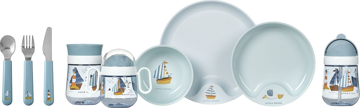 DĚTSKÝ HRNEK MEPAL S BRČKEM, MIO 300 ML, LITTLE DUTCH - NÁMOŘNICKÝ ZÁLIV - obrázek 2