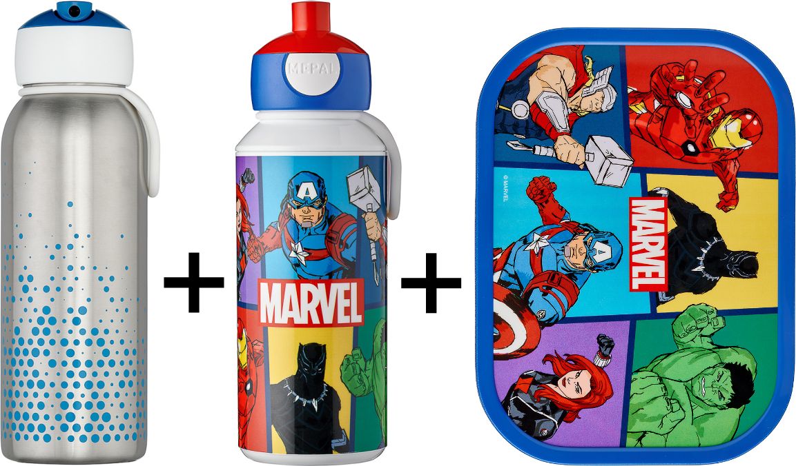 DĚTSKÝ SVAČINOVÝ SET A TERMO LÁHEV MEPAL, CAMPUS, AVENGERS - obrázek 1