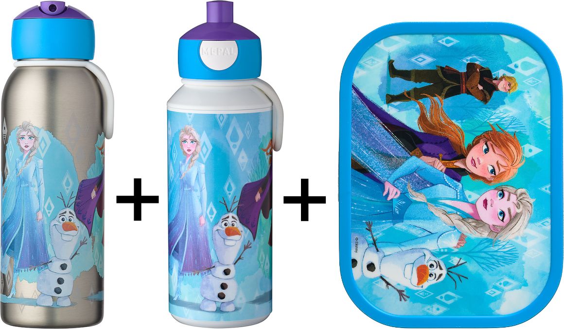 DĚTSKÝ SVAČINOVÝ SET A TERMO LÁHEV MEPAL, CAMPUS, FROZEN - obrázek 1