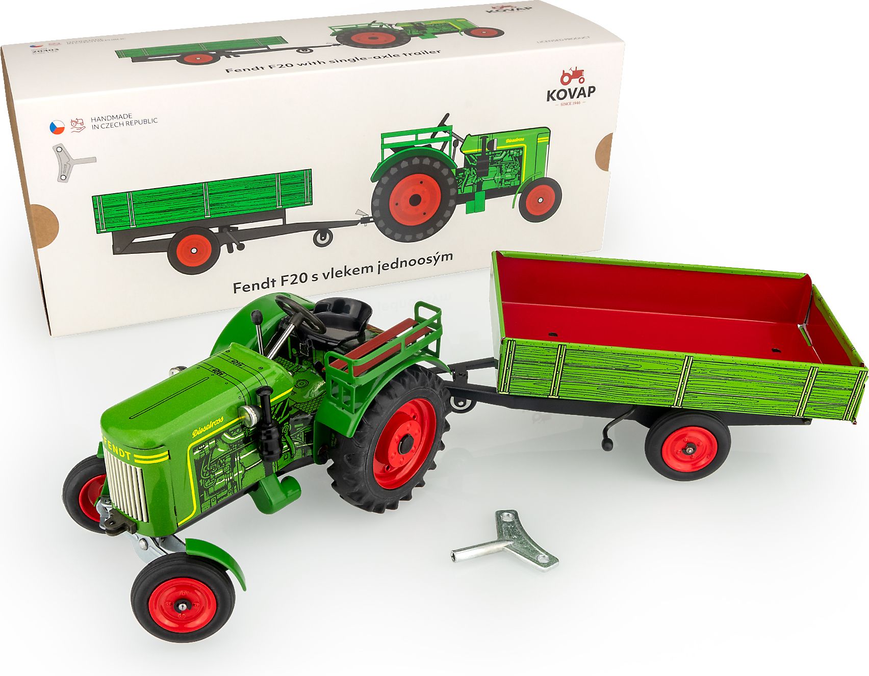 KOVAP Fendt F20 s vlekem jednoosým - obrázek 2