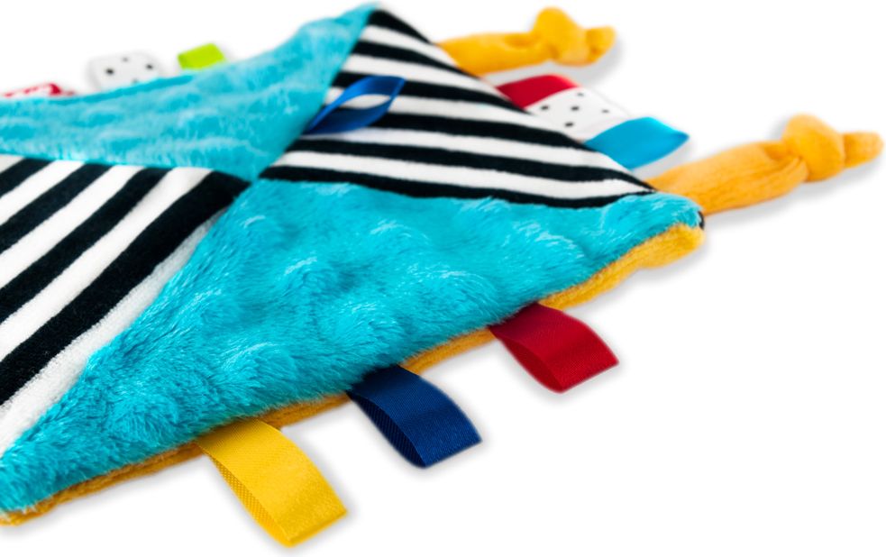 Hencz Toys Mazlík šuštik s očičkama modrá - obrázek 3