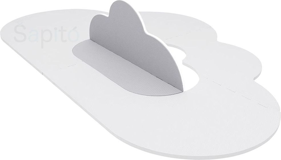 Quut Playmat S - Herní podložka Obláček – šedá - obrázek 3