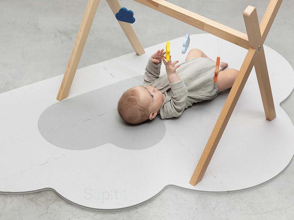 Quut Playmat S - Herní podložka Obláček – šedá - obrázek 7