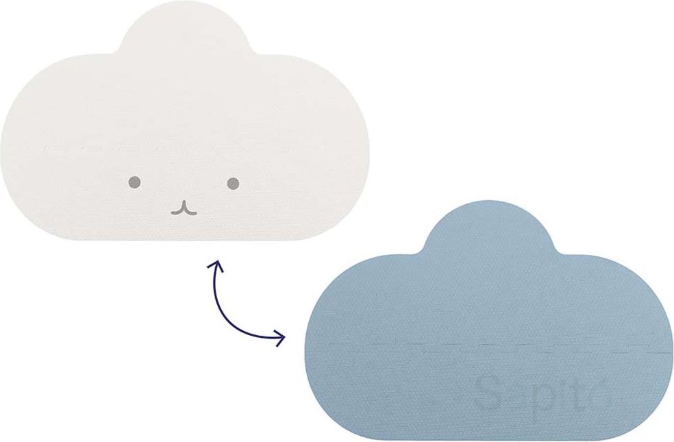 Dětská herní podložka Quut Playmat L – světle modrá - obrázek 7