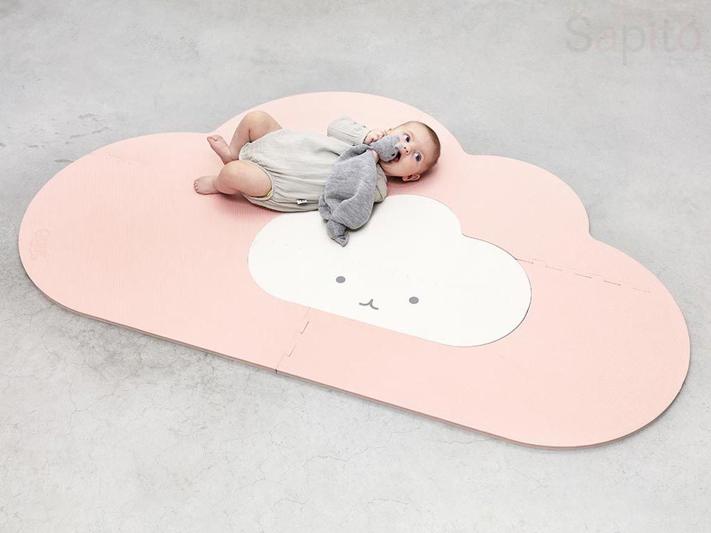 Dětská herní podložka Quut Playmat S – světle růžová - obrázek 9