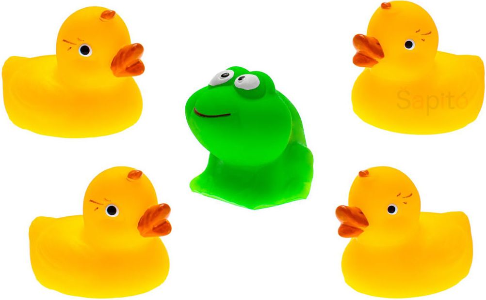 Hencz Toys Kačenky do vody  a žabka - obrázek 1