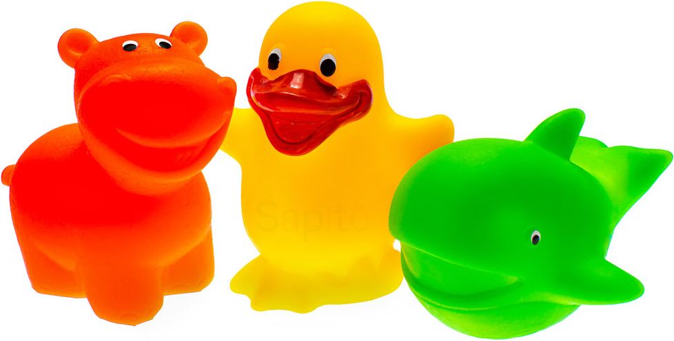 Hencz Toys Hračky do vany - 3 ks + taška - obrázek 1