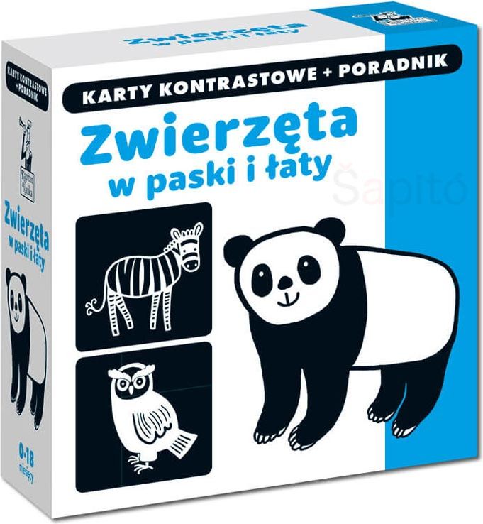 KapitanNauka Novorozenecké kartičky - Panda - obrázek 1