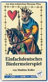 Hrací karty Einfachdeutsches Biedermeierspiel - obrázek 1