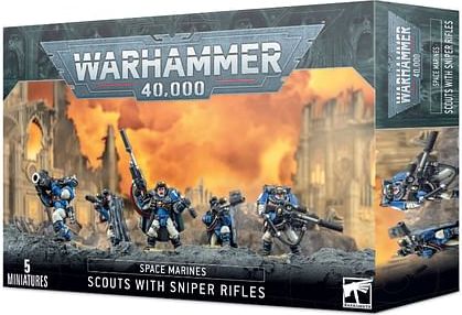 Warhammer 40000: Space Marine Scouts with Sniper Rifles - obrázek 1