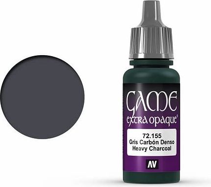 Vallejo: Extra Opaque Heavy Charcoal 17ml - obrázek 1