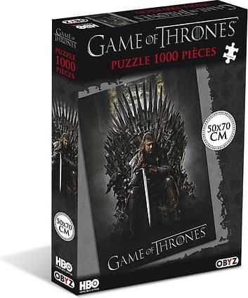 Puzzle Game of Thrones: Ned na Železném trůně, 1000 dílků - obrázek 1