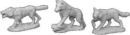 Figurky vlci (3 ks) - obrázek 1