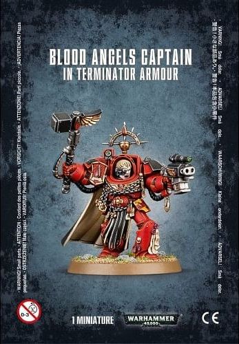 Warhammer 40000: Blood Angels Captain in Terminator Armour - obrázek 1