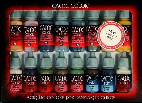 Vallejo: Game Color Set - Leather and Metal 17ml - obrázek 1