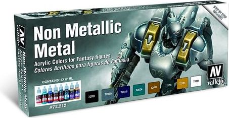 Vallejo: Game Color Set - Non Metalic Metal 17ml - obrázek 1