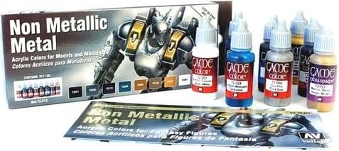 Vallejo: Game Color Set - Non Metalic Metal 17ml - obrázek 2