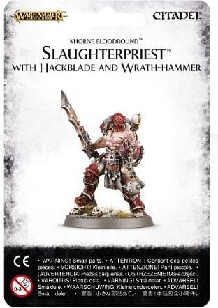Warhammer: AoS - Khorne Bloodbound Slaughterpriest with Hackblade and Wrathhammer - obrázek 1