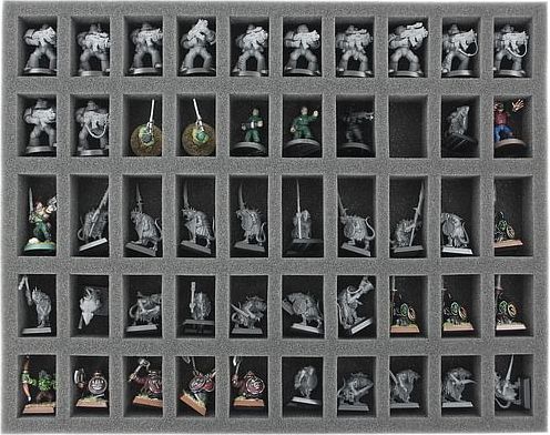 Pěnový pořadač Feldherr pro miniatury Games Workshop 50 slotů - obrázek 2