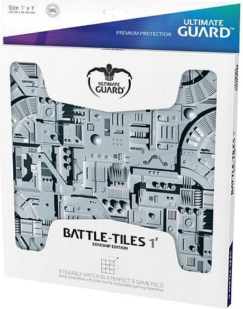 Herní podložka Ultimate Guard Battle-Tiles 1 Starship (9 ks) - obrázek 3