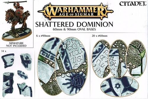 Warhammer AoS: Shattered Dominion - oválné podstavce 60mm & 90mm - obrázek 1