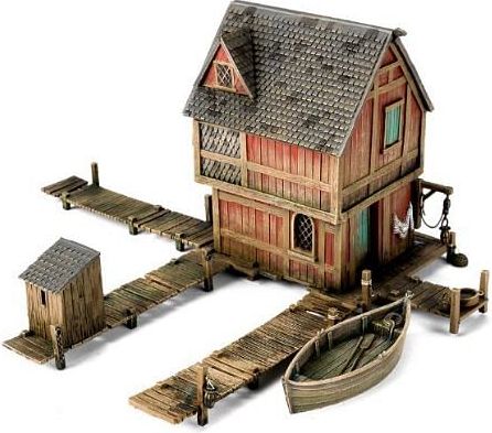 Hobbit Strategy Battle Game - Lake-town House - 3 Krabice - obrázek 2
