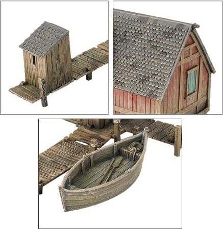 Hobbit Strategy Battle Game - Lake-town House - 3 Krabice - obrázek 3