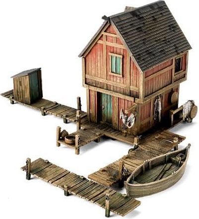 Hobbit Strategy Battle Game - Lake-town House - 3 Krabice - obrázek 4