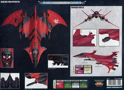 Warhammer 40000: Craftworlds Hemlock Wraithfighter / Crimson Hunter - obrázek 2