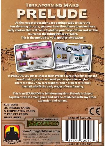 Terraforming Mars: Prelude - obrázek 3