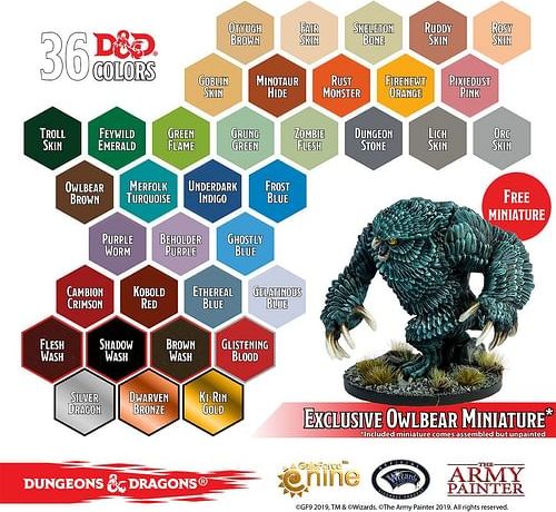 Dungeons & Dragons: Nolzur s Marvelous Pigments - Monsters 12ml - obrázek 2